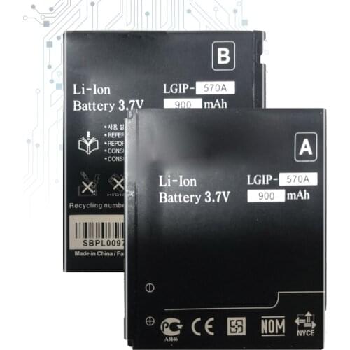 LGIP-570A 900mAh Replacement Battery for LG KC550 KC780 KF700 KP500 KX500 KC560 KV500