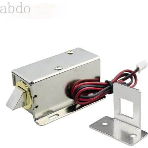 DC12V 0.8A small electromagnetic lock storage cabinets electronic lock mini electric bolt lock drawer file cabinet lock