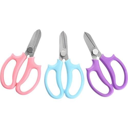 Roung Head Pruning Gardening Flower Scissors Branch Shears Bonsai Pruners Flower Shop Tools SN3786