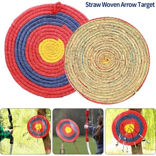 Compound Bow Recurve Bow Shooting Target Grass Target Archery Straw Target Bow Arrows Shooting Aiming Practice Target