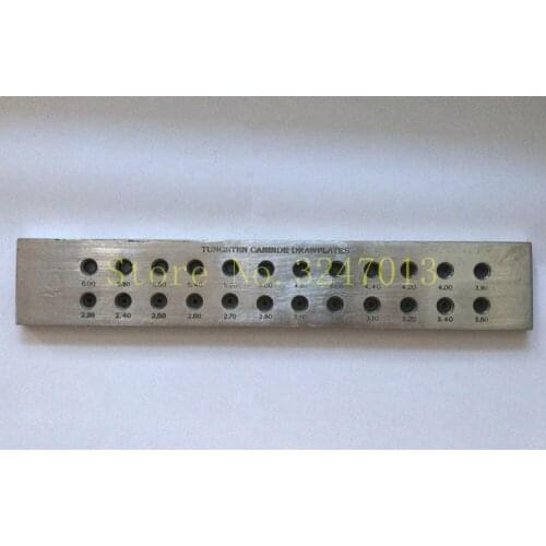 24hole jewelry making steel drawplate for Jewelers tools