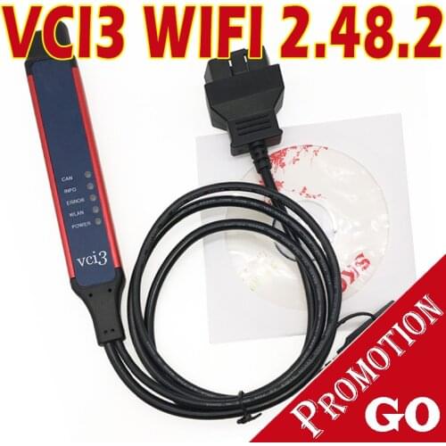 VCI3 Scan WIFI Fit V2.48.2 / V2.44.5 / V2.31 Quality A+ VCI3 for Trucks Scanner tool Diagnosis Original data Hardware upgrade
