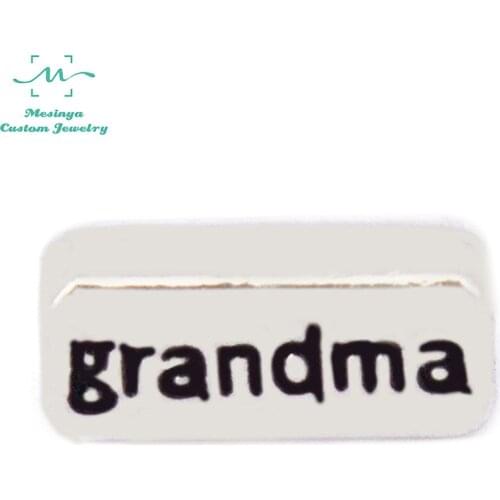 10pcs New Grandma Custom Floating Charms For Glass Locket