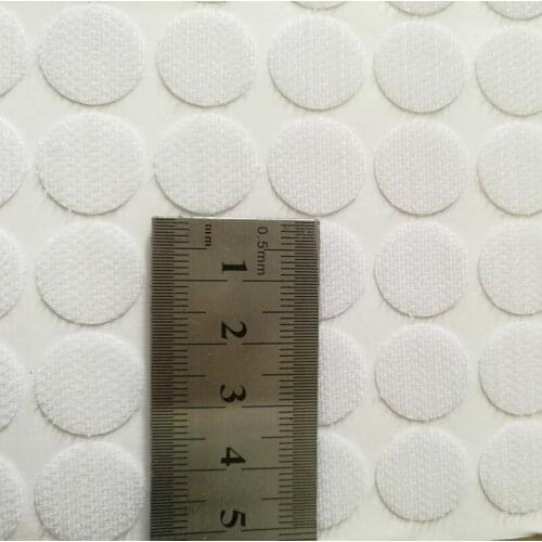 16mm Diameters coins,1000sets , Sticky Back Fastening Dots. Adhesive hook&loop,2G Brand