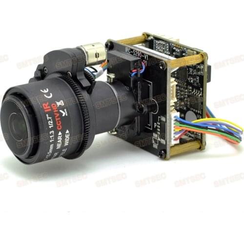 2.7-13.5mm 5x Zoom WDR 2MP IP Camera Module Panasonic 34223 Hi3516A New CCTV Smart Security IPC Main Board PCB SIP-E223AML-27135