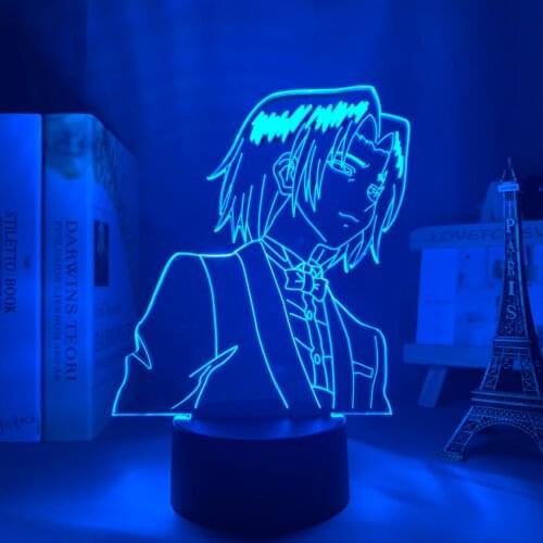 Anime Hunter X Hunter Feitan 3d Led Light for Bedroom Decor Nightlight Room Table Lamp Birthday Gift Acrylic Led Night Lamp Hxh