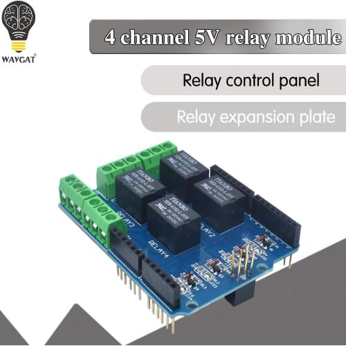 4 channel 5v relay shield module, Four channel relay control board relay expansion board for arduino UNO R3 mega 2560