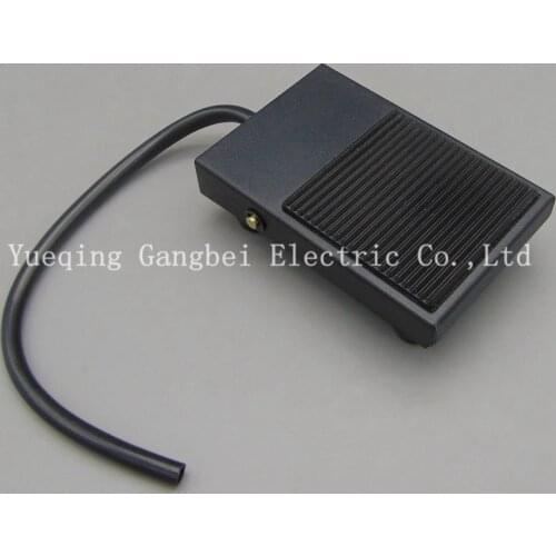 FS-1 AC220V 16A SPDT 1NO 1NC Antislip Momentary Power Treadle Foot Pedal Switch Footswitch