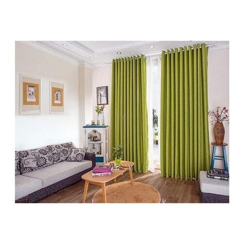 Imitation linen cotton cloth curtain color customized special offer modern minimalist living room bedroom thickened shading prod