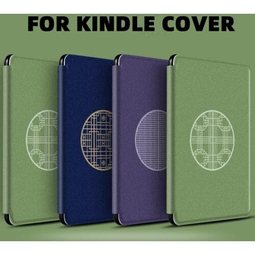 Chinese Court Classical Protective Sleeve for Kindle KPW4 Paper White 4 Cases for 2018 2018 Kindle Cover Accessories Anti-Dust