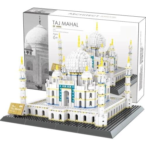 Wange 5211 Building Blocks Set World Great Architecture Large Taj Mahal Model Kits Bricks to Kids Toy Compatible with 10189