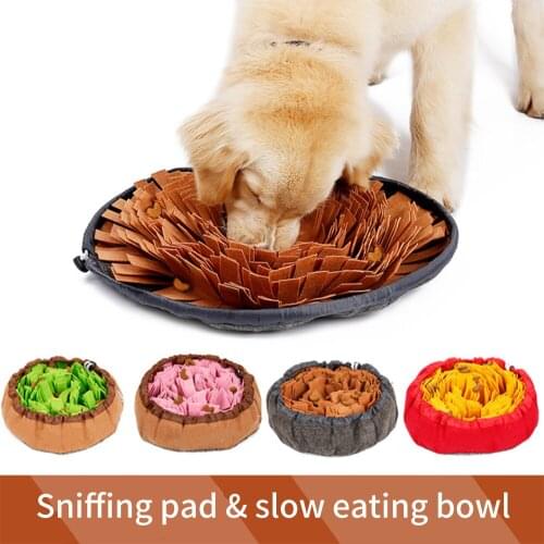 Pet Sniffing Mats Find Food Training Blanket Leak Food Anti Choking Mat Nose Work Toy Relieve Stress Nosework Puzzle For Dog Cat