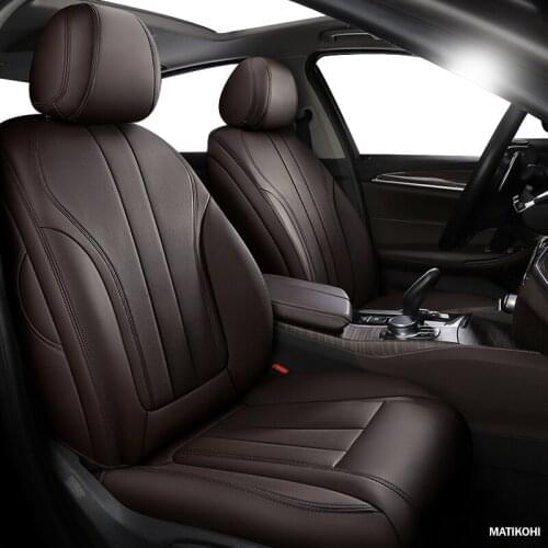 MATIKOHI Custom Leather car seat cover For BMW 3/4 Series E46 E90 E91 E92 E93 F30 F31 F34 F35 G20 G21 F32 F33 F36 car seats