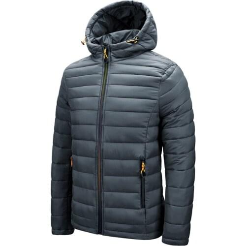 Men 2021 Winter Warm Brand Waterproof Jacket Men Autumn Outwear Thick Hooded Parkas Coat Casual Fashion Slim Parkas Jacket Men