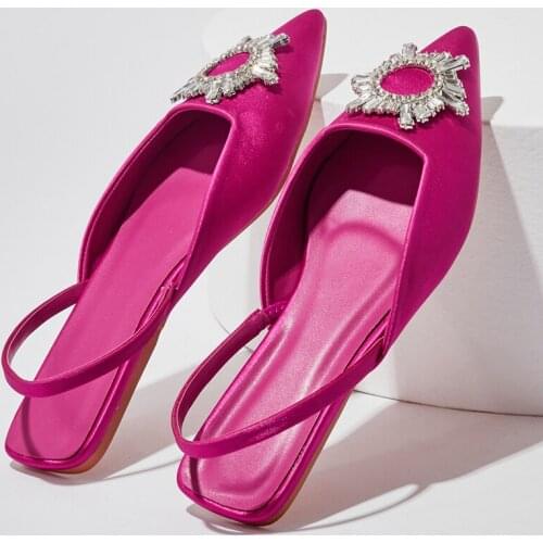 Summer New Flats Mules Sandals Women Flip Flops Shoes 2021 Female Pointed Toe Casual Outside Slides Ladies Flats Sandals Shoes