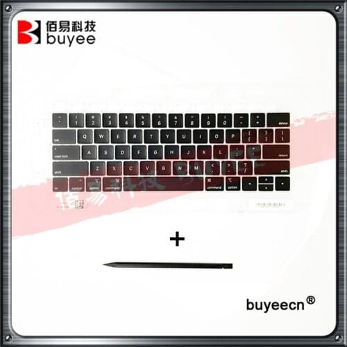 Laptop A1989 A1990 US UK French Keys Keycaps For Macbook Pro Retina 13" 15" UK Keyboard Keys Key Cap Multiple text layout
