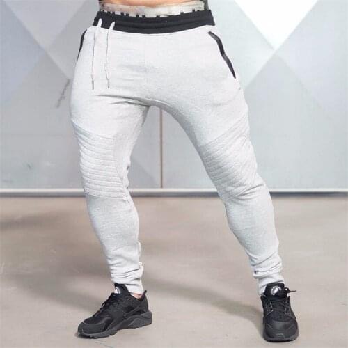New Mens Joggers Male Fitness Casual Fashion Brand Joggers Sweatpants Bottom Snapback Pants Men Aesthetics Hombre
