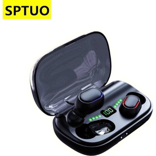 New JS2 Wireless Bluetooth Earphone with Noise reduction Microphone IPX7 Sports Touch Control Music Earbuds For Phone Headphones