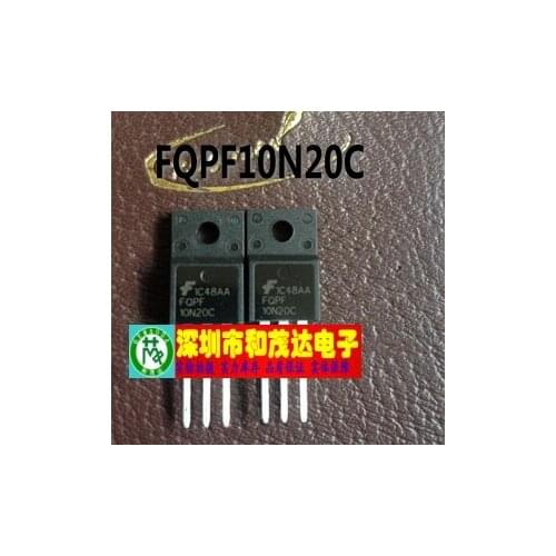 Original New 10PCS/ FQPF10N20C 10N20C 200V TO-220F TO220F