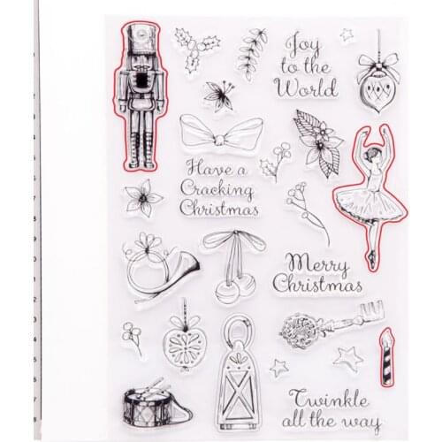 Musical Instrument Transparent Clear Silicone Stamp Seal DIY Scrapbook Rubber Stamping Coloring Embossing Diary Decor Reusable