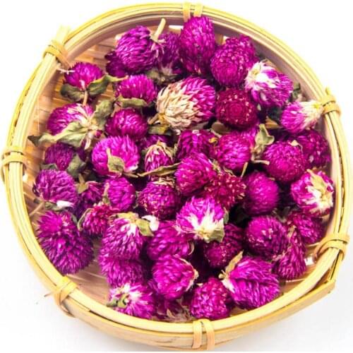 Purple Gomphrena globosa buds naturally Dried flower, Pressed Flowers DIY birthday/Christmas/ office decoration accessories 20PC