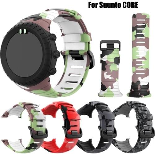 Good Quality Silicone Watchband Strap for Suunto Core Rubber Replacement Wristband Bracelet for Suunto Core Watch Accessories