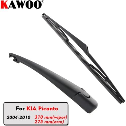KAWOO Car Rear Wiper Blade Blades Back Window Wipers Arm For KIA Picanto Hatchback (2004-2010) 310mm Auto Windscreen Blade