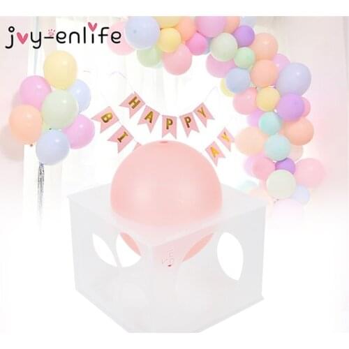 11 Holes Balloon Sizer Box PP Square Balloons Measurement Tool Make Ballons For Birthday Party Wedding Party Decorations