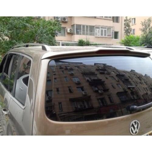 RQXR new design unpainted ABS tail wing roof visor rear spoiler for volkswagen VW touran 2004-2017