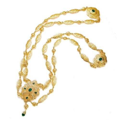 2020 SEP Gold color Design of Brides Back Chain for Womens Wedding Chest decoration