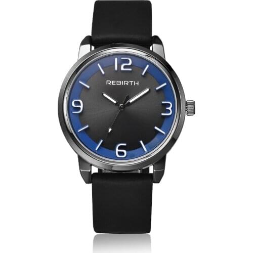 100pcs/lot RE023 original rebirth good quality leather watch for unisex stylish wrap quartz casual wristwatch wholesale watch