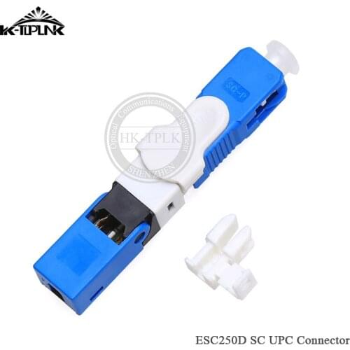 50pcs FTTH ESC250D SC UPC Optical fiber quick connector SC UPC Single-Mode Embedded type FTTH Fiber Optic Fast Connector