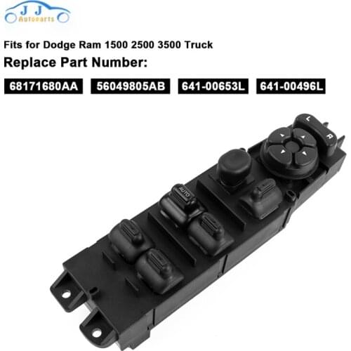 68171680AA NEW For 2002-2010 Dodge Ram Electric Power Window Master Control Switch 56049805AB