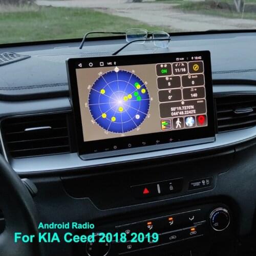 Dashboard Car Radio Android 10 For Kia Ceed 2019 2018 Autoradio 2 Din Video Multimedia GPS Player Navigation Head Unit Screen