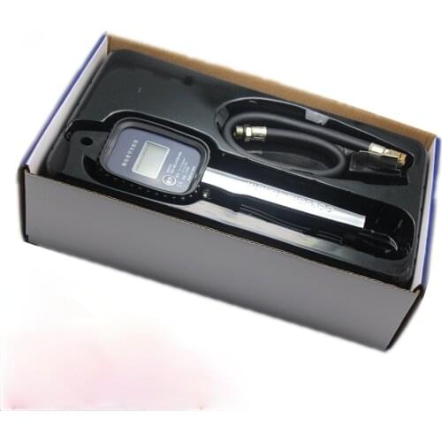 Digital display high-precision LCD digital hand-held electronic tire pressure gauge, car tire inflation meter, air gun