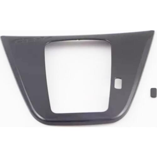 For Honda CRV 2015 2016 ABS chrome black car gear box decoration frame molding trim 2pcs