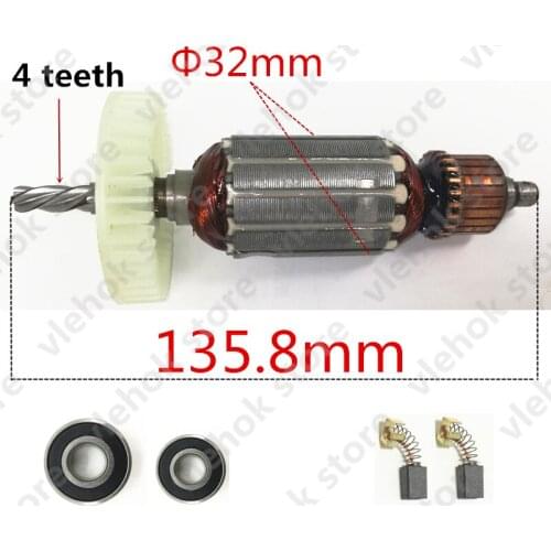 AC 220V - 240V Armature Rotor Motor Replace For MAKITA 515699-3 6413 6412 6411 Impact Drill Rotor electric power tool accessory