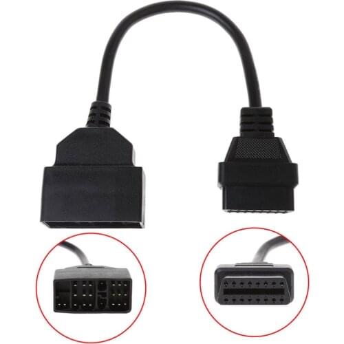 Hot 1 Pc 22 Pin To 16 Pin Female OBD2 Cable Connector Adapter For Toyota Diagnostic Tool YHQ