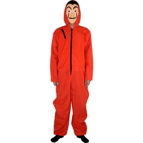 Hotsale Salvador Dali Movie The House of Paper La Casa De Papel Cosplay Party Halloween Mask Money Heist Costume and Mask