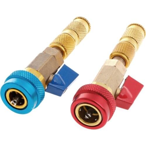 Air Conditioning R134A Valve Core High Low Pressure Quick Remover Installer Tool for replacing valve cores 120MM