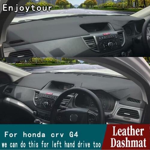 For Honda Crv Cr-v G4 2012 2013 2014 2015 2016 Leather Dashmat Dashboard Cover Pad Dash Mat Carpet Car Styling Accessories RHD