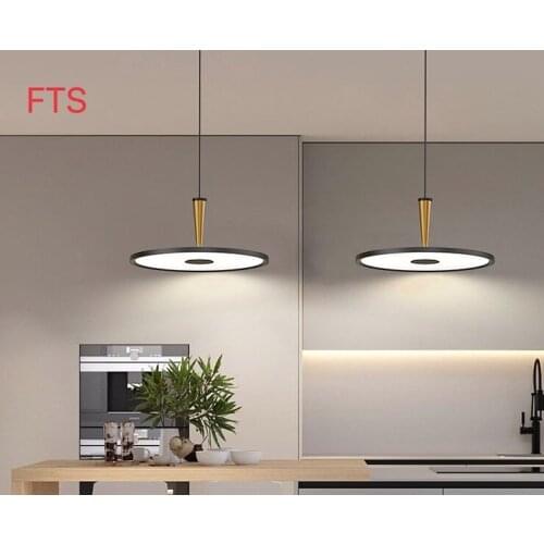 Creative disc chandelier dining room chandelier simple and light luxury bedroom study small living room lighting bar chandeliers