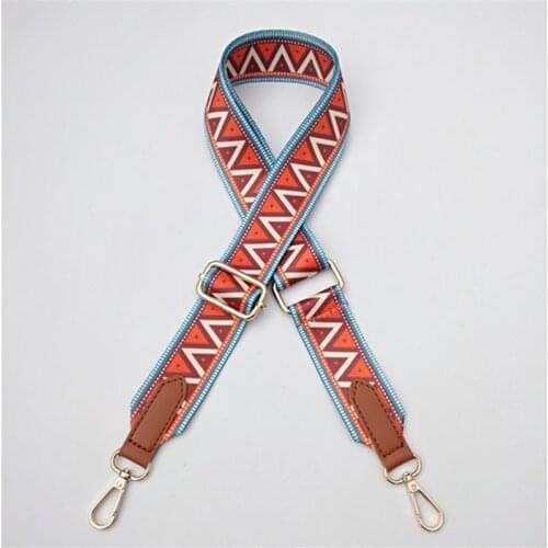Fashion Luxury Shoulder Straps Fashion Ethnic Style Colorful Long Shoulder Bags Bags Accessories Straps Shoulder Messenger Bag