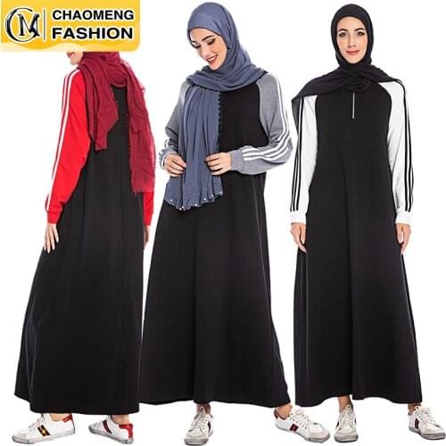 2021 New Winnter Abaya Modest Wear Muslim Fashion Turkey Dubai Islamic Clothing Ramadan Women Long Dress For Women