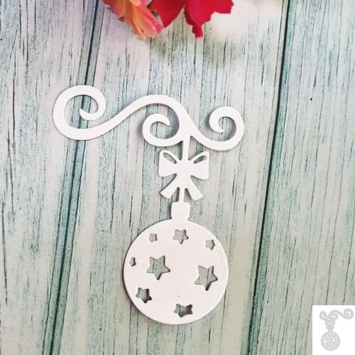 Christmas Ball Ornament Metal Cutting Dies Scrapbook for Album Paper Decor Craft Handcrafts Handmade Greeting Cards Dies Cut