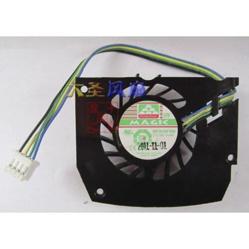 Original mbt4412hf-w09 graphics card fan 12V 0.24a cooling fan 4-wire temperature control plug