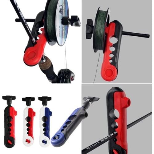 Mini Portable Universal Fishing Line Spooler Accessories Adjustable for Various Sizes Rod Bobbin Reel Winder Board Spool Line