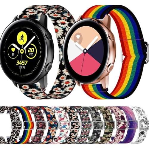 Nylon watchbands for Samsung Galaxy Watch 3 41mm 45mm bracelet smart sport strap for Samsung galaxy watch 42 46mm watch strap