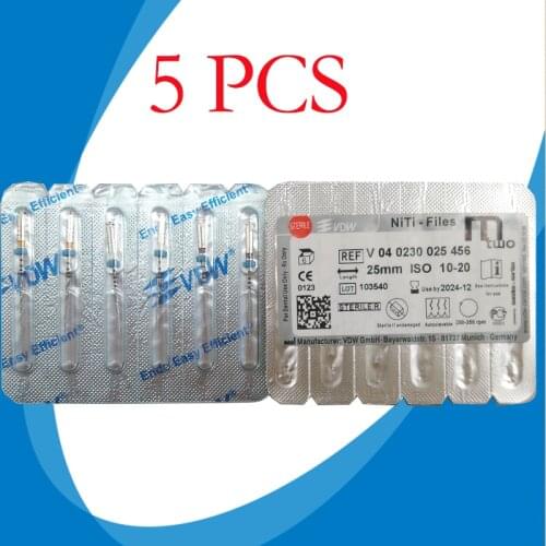 Dental Rotary Instruments Endodontic Germany VDW files MTWO Endo File Niti Rotary / Super Root Canal Instruments Endodontics