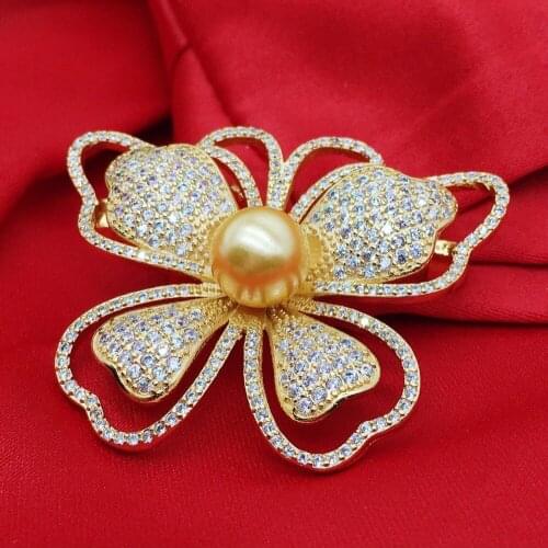ALPHONSE Exquisite Butterfly Brooch Pearl Zircon Brooch for Women Party Gifts Christmas Jewelry Pin Pendants